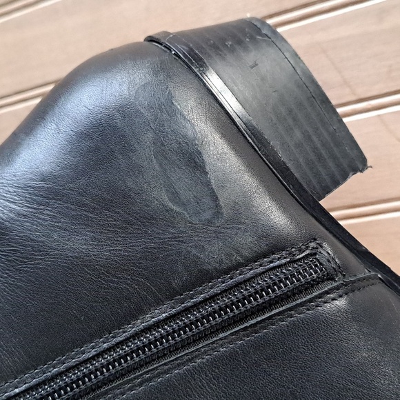 GAP Black Classic Comfy Pointy Toe Side Zip Women's Chelsea Ankle Boots - Picture 6 of 8